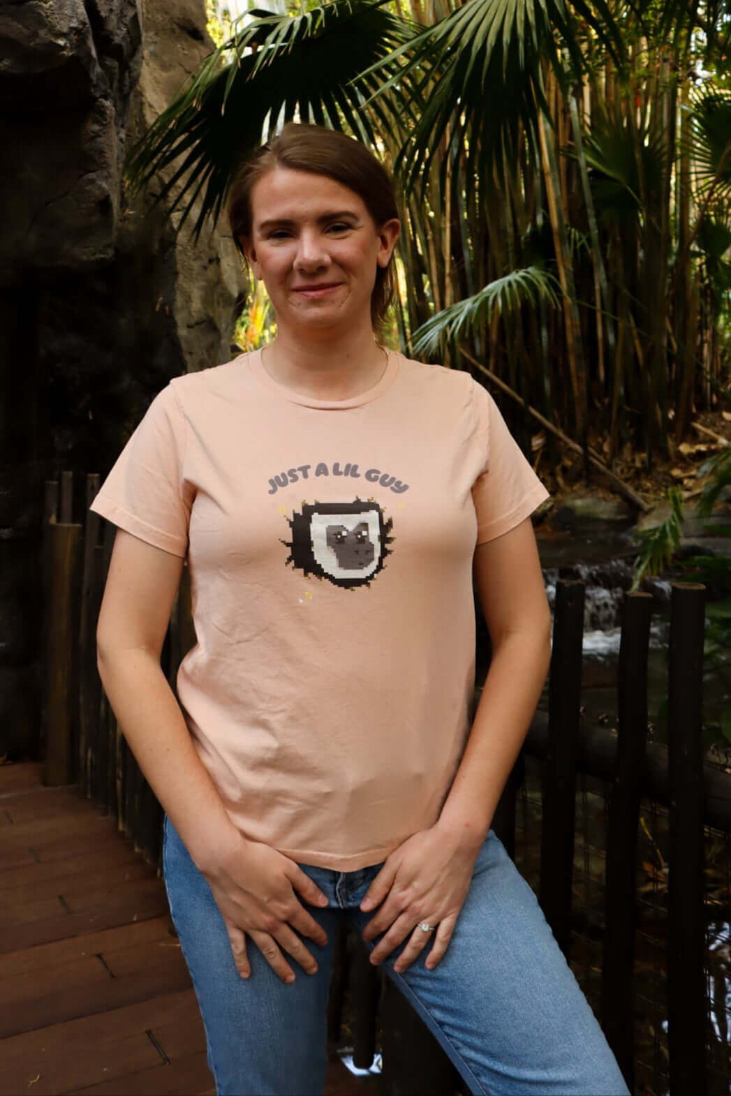 Lil Guy Gibbon Ladies Tee