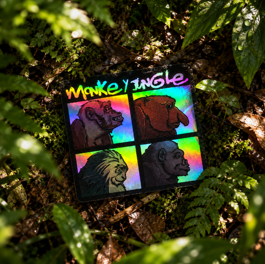 Monkey Dayz Holo Sticker