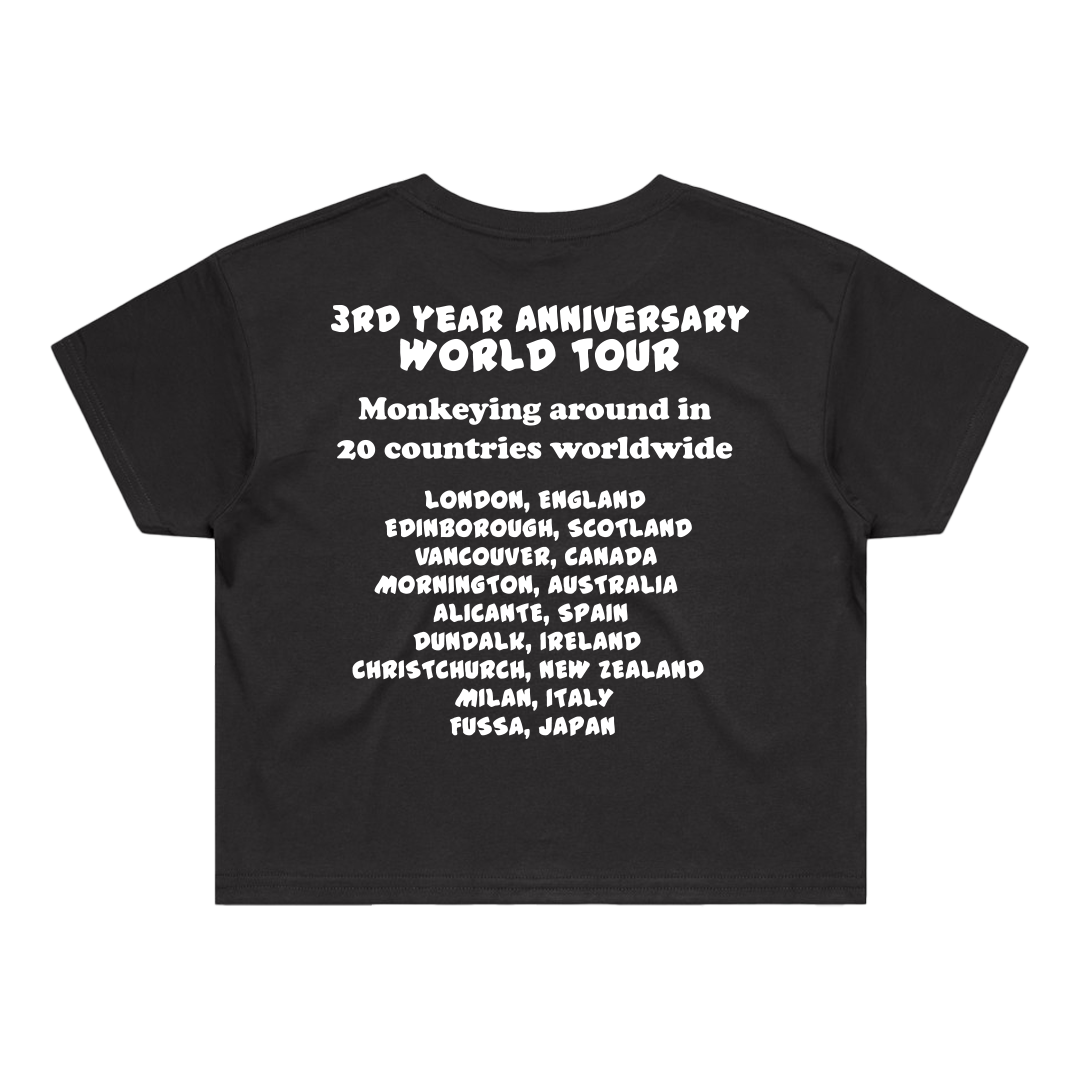 Monkey Dayz 3rd Year Tour Cropped Tee