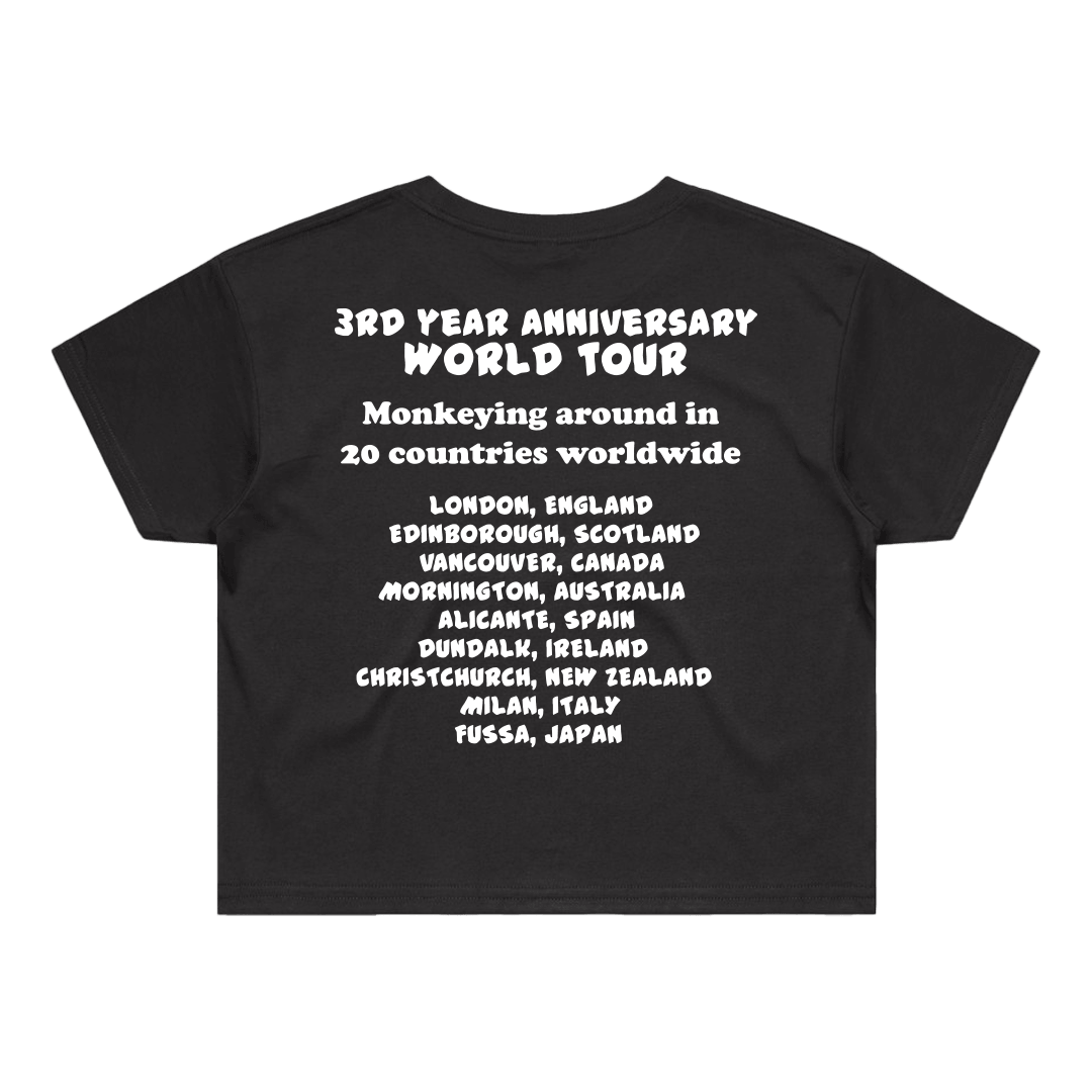Monkey Dayz 3rd Year Tour Cropped Tee