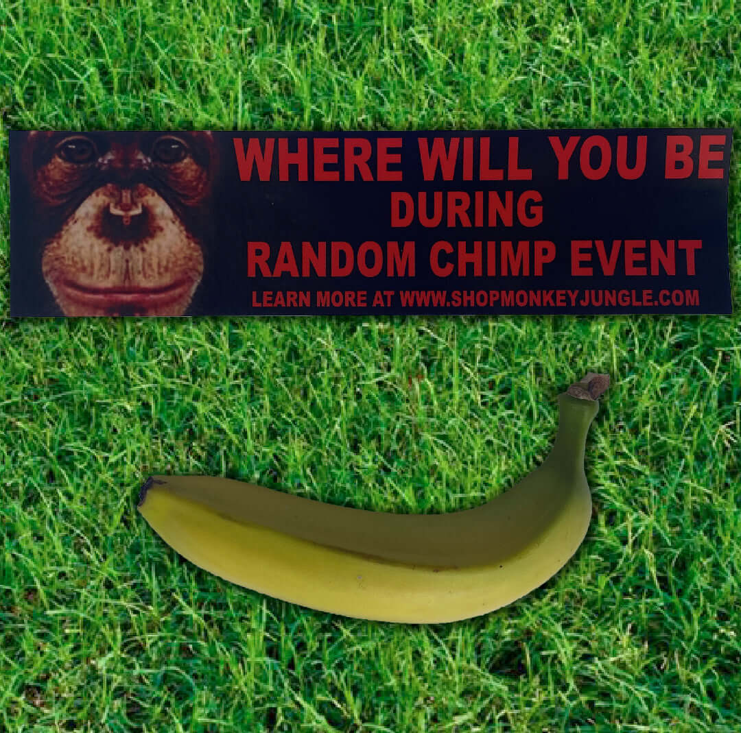 Random Chimp Event Bumper Sticker