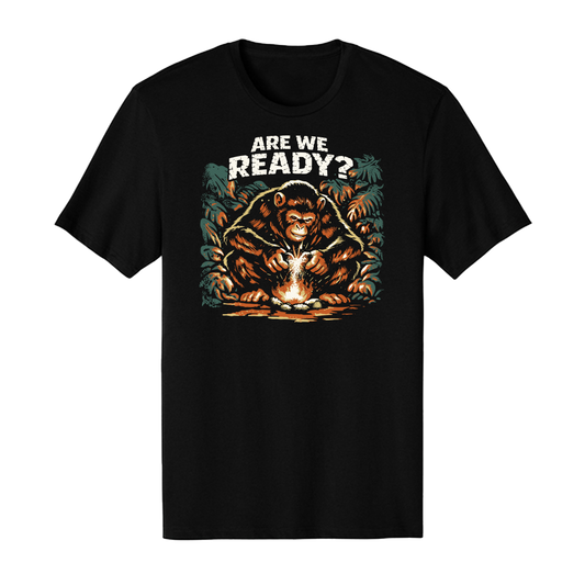 Chimp Starts Fire T-shirt