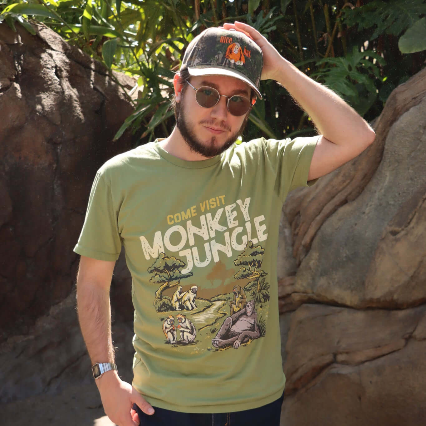 Spring Vintage Sanctuary T-Shirt – Monkey Jungle Brand