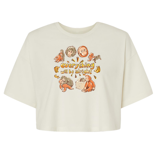 Punch will be Alright Cropped T-shirt