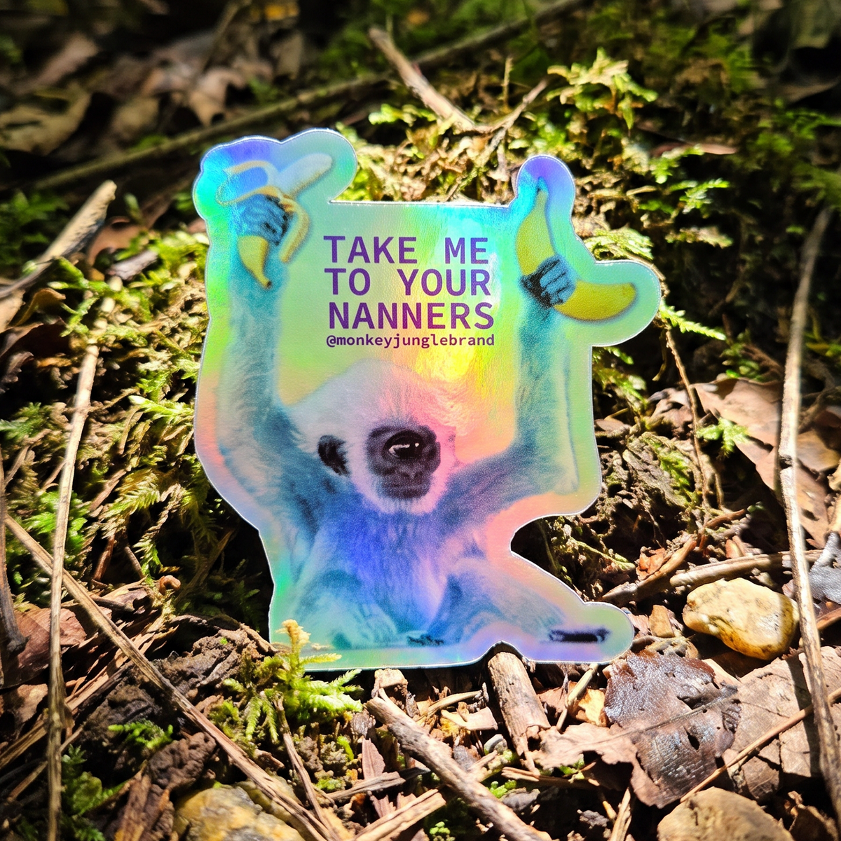 Alien Gibbon Sticker