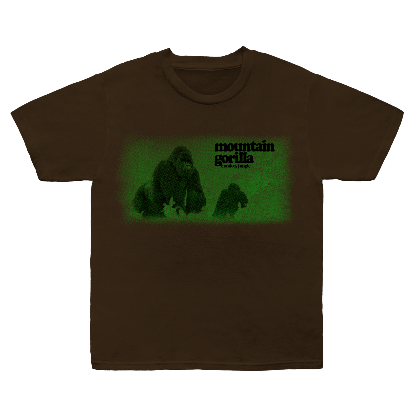 Mountain Gorilla TShirt Monkey Jungle Brand